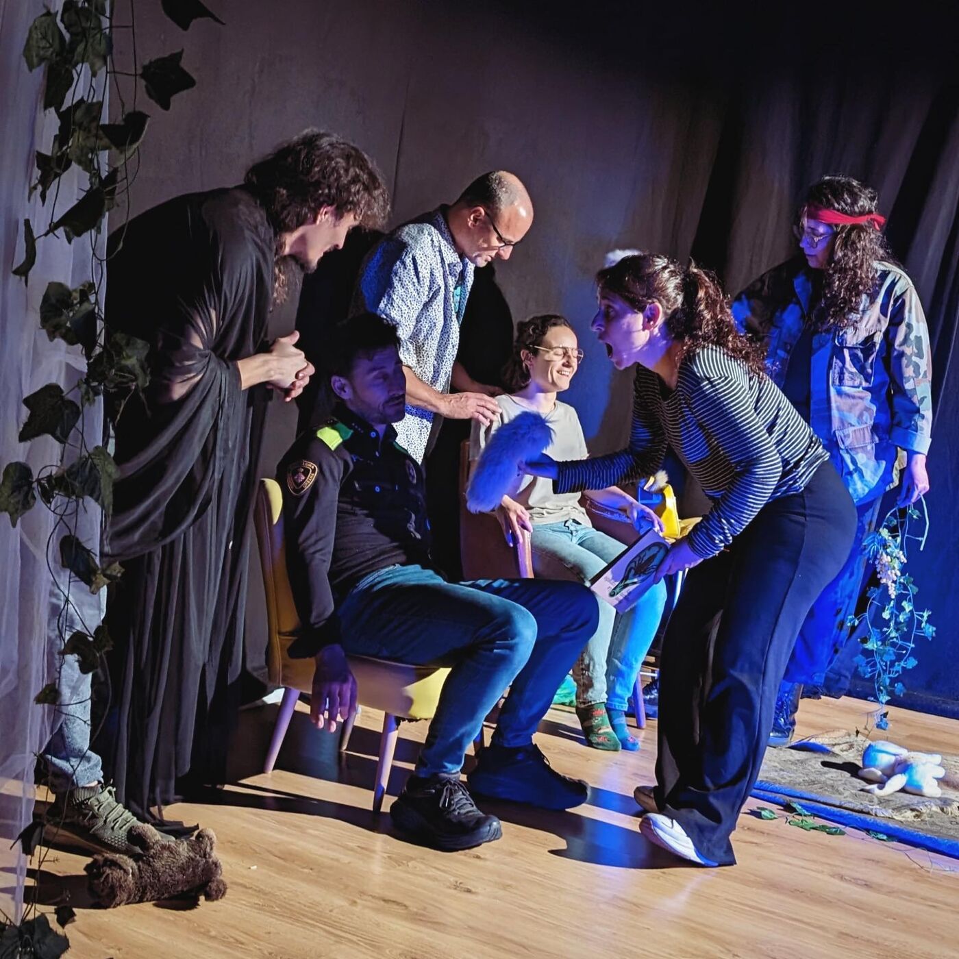 Taller teatro Gràcia — entrenamiento físico