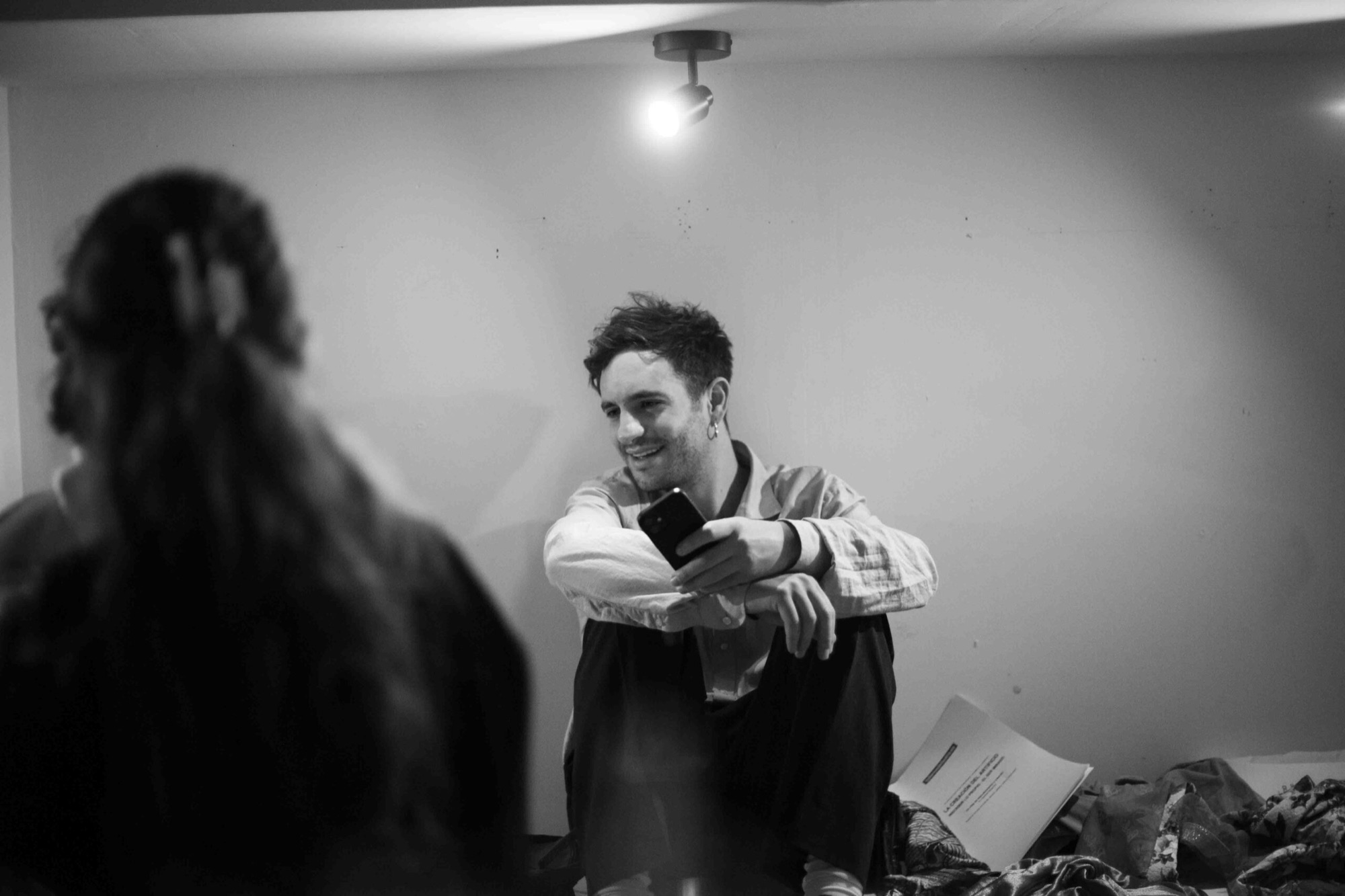 Teatro intermedios Barcelona — ensayo de escena