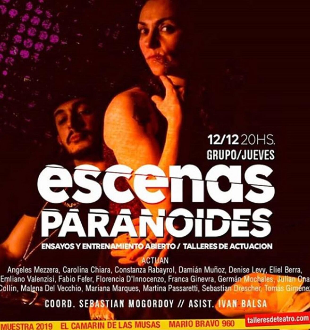 Ensayo de teatro Barcelona