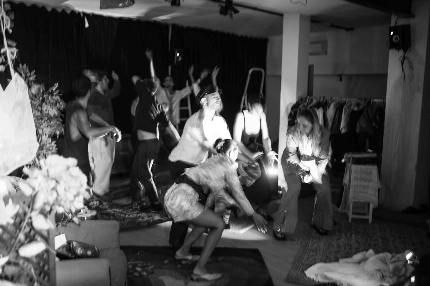 Grupo de alumnos del taller de teatro en Barcelona — Escuela de teatro en Gracia